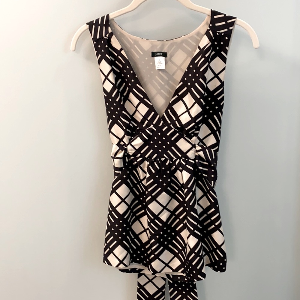 J crew sleeveless top- size 0